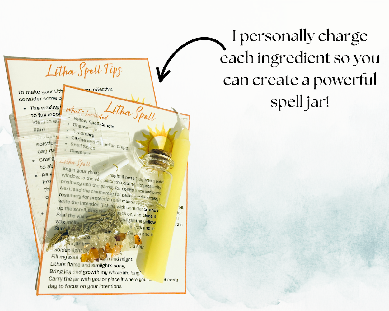 Litha Spell Jar Listing Image 3