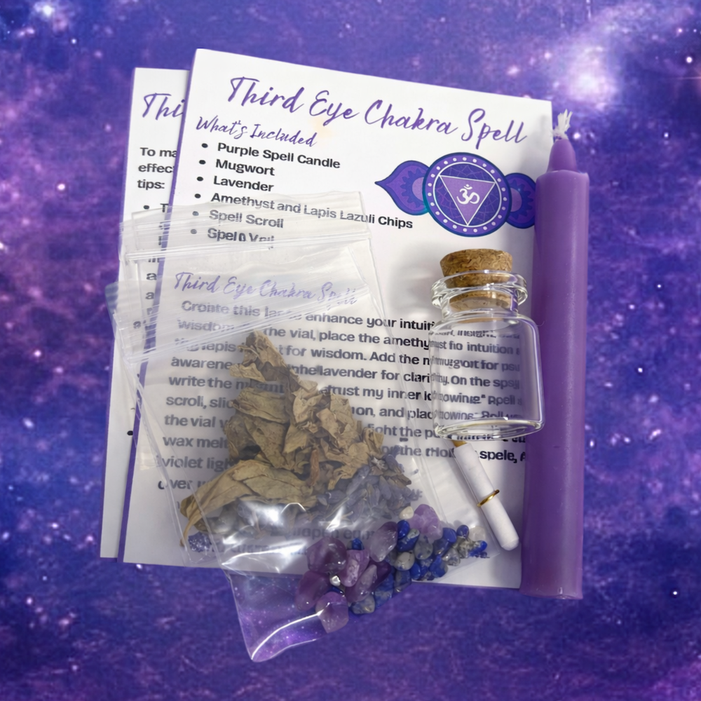 Third Eye Chakra Spell Jar Listing Image 1