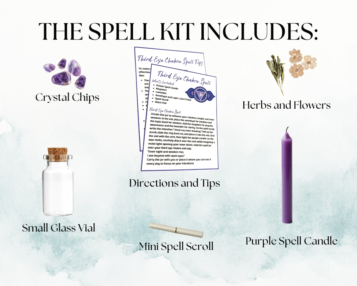 Third Eye Chakra Spell Jar Listing Image 2