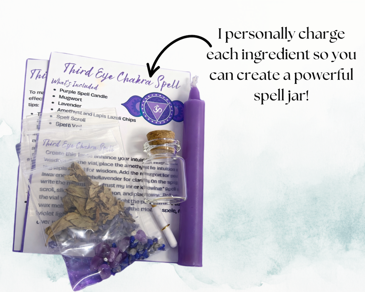 Third Eye Chakra Spell Jar Listing Image 3