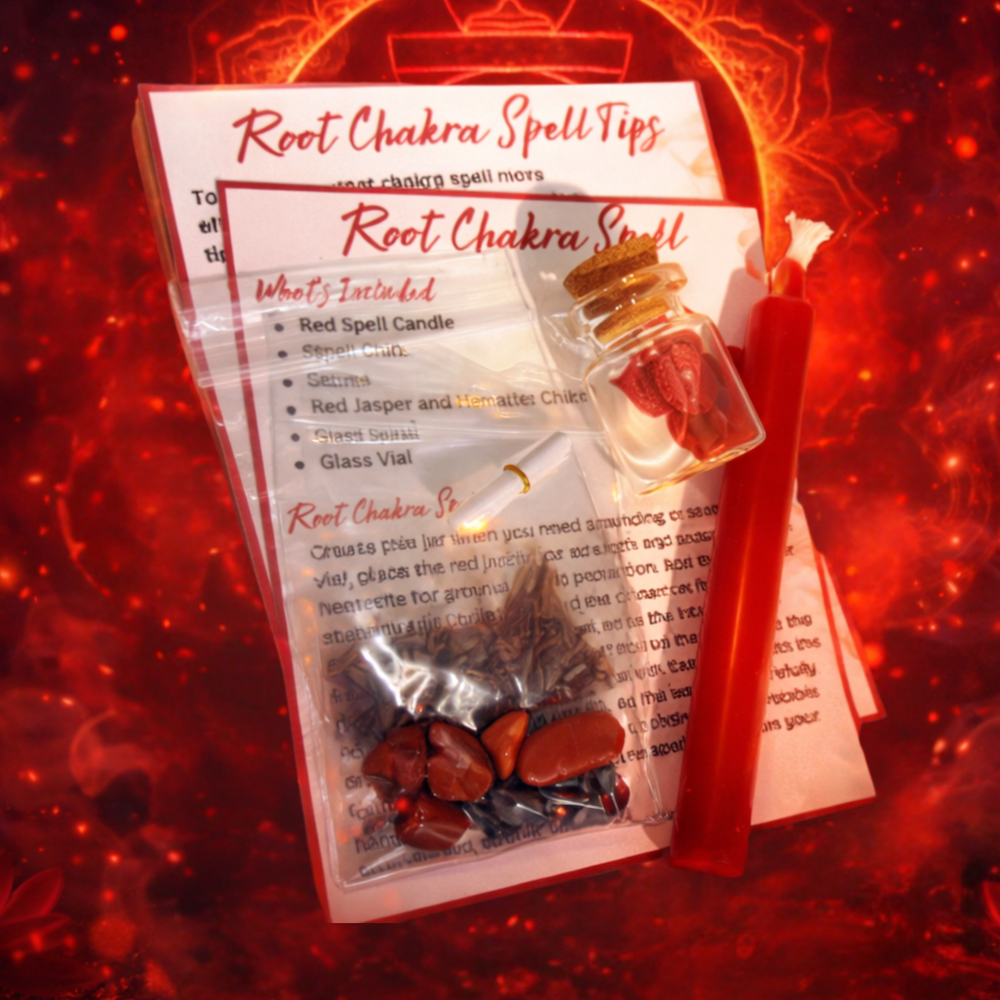 Root Chakra Spell Jar Listing Image 1