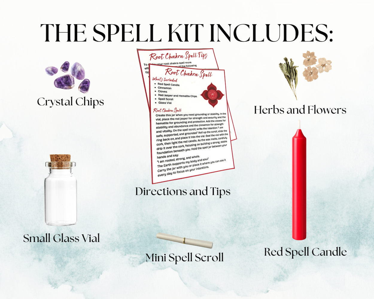 Root Chakra Spell Jar Listing Image 2