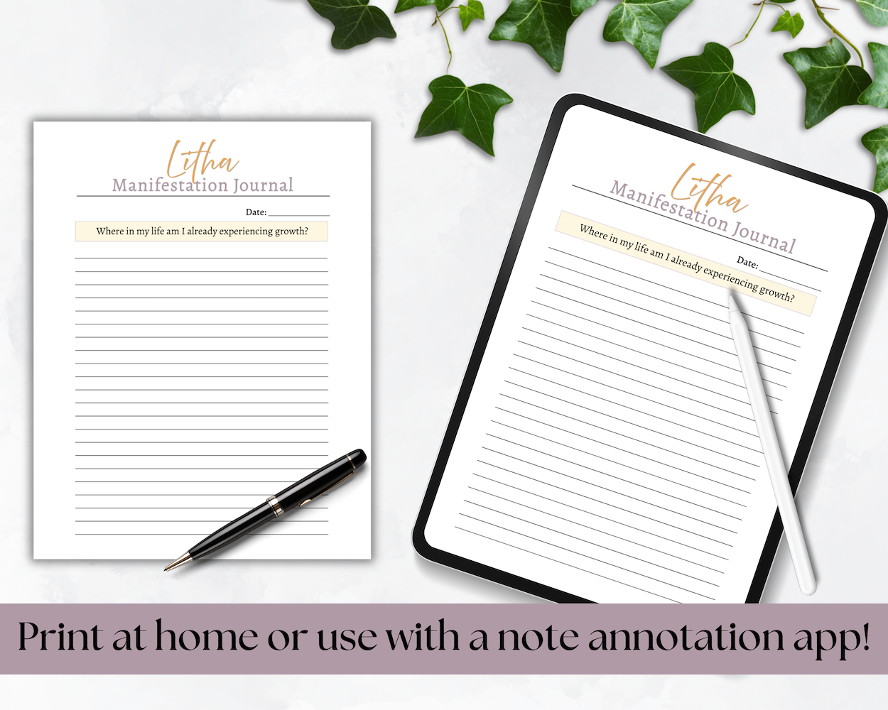 Litha Manifestation Journal Listing Image 6