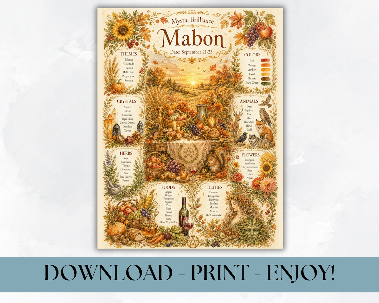 Mabon Grimoire Printable Listing Image 6