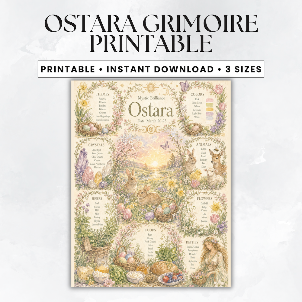 Ostara Grimoire Printable Listing Image 1