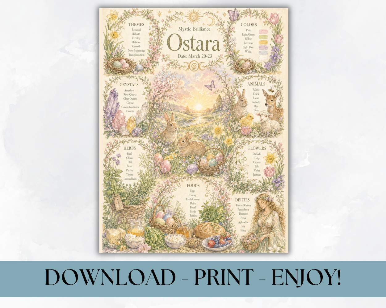 Ostara Grimoire Printable Listing Image 6