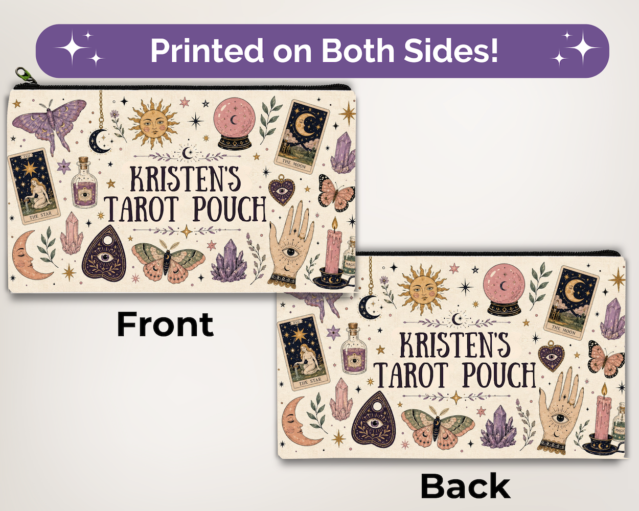 Tarot Zipper Pouch Listing Image 3