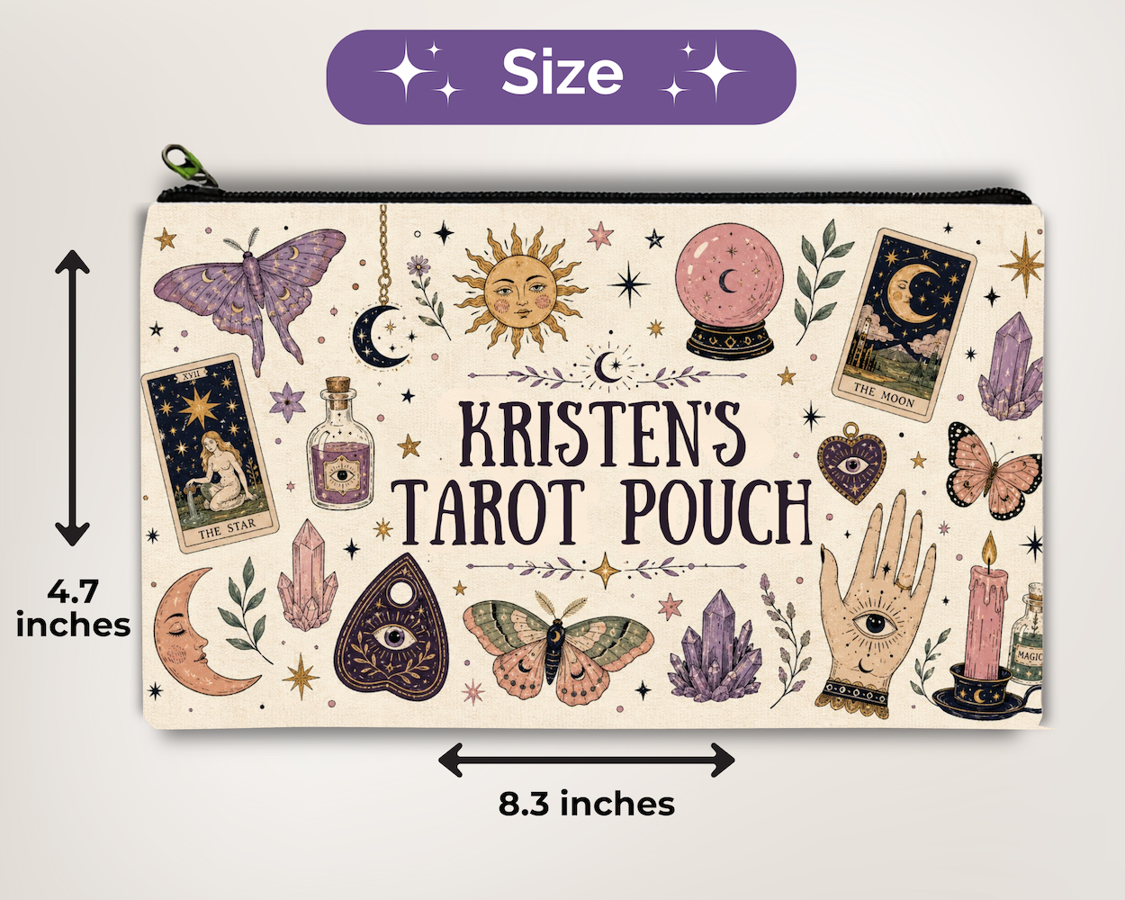 Tarot Zipper Pouch Listing Image 5