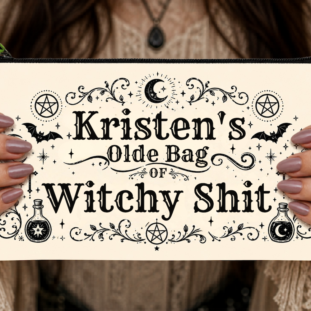 Witchy Zipper Pouch Listing Image 1