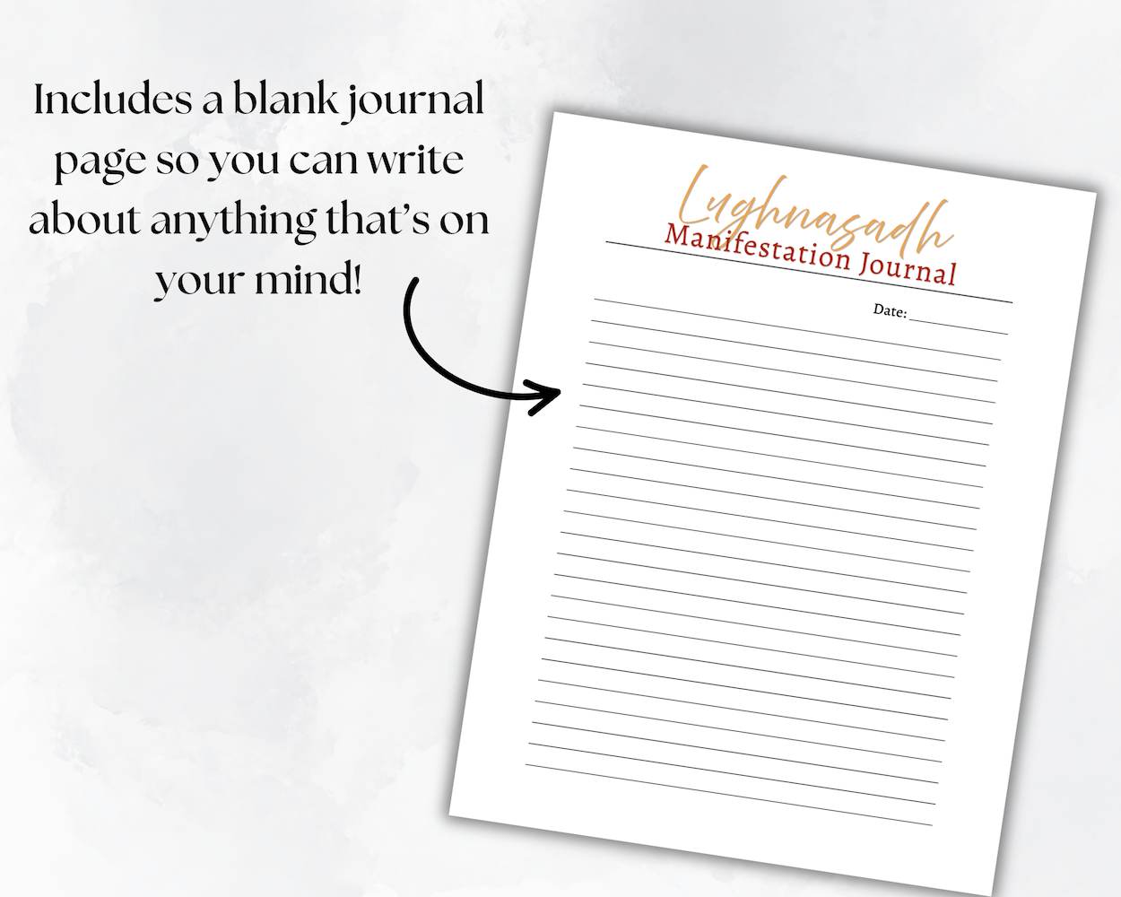 Lughnasadh Manifestation Journal Listing Image 5