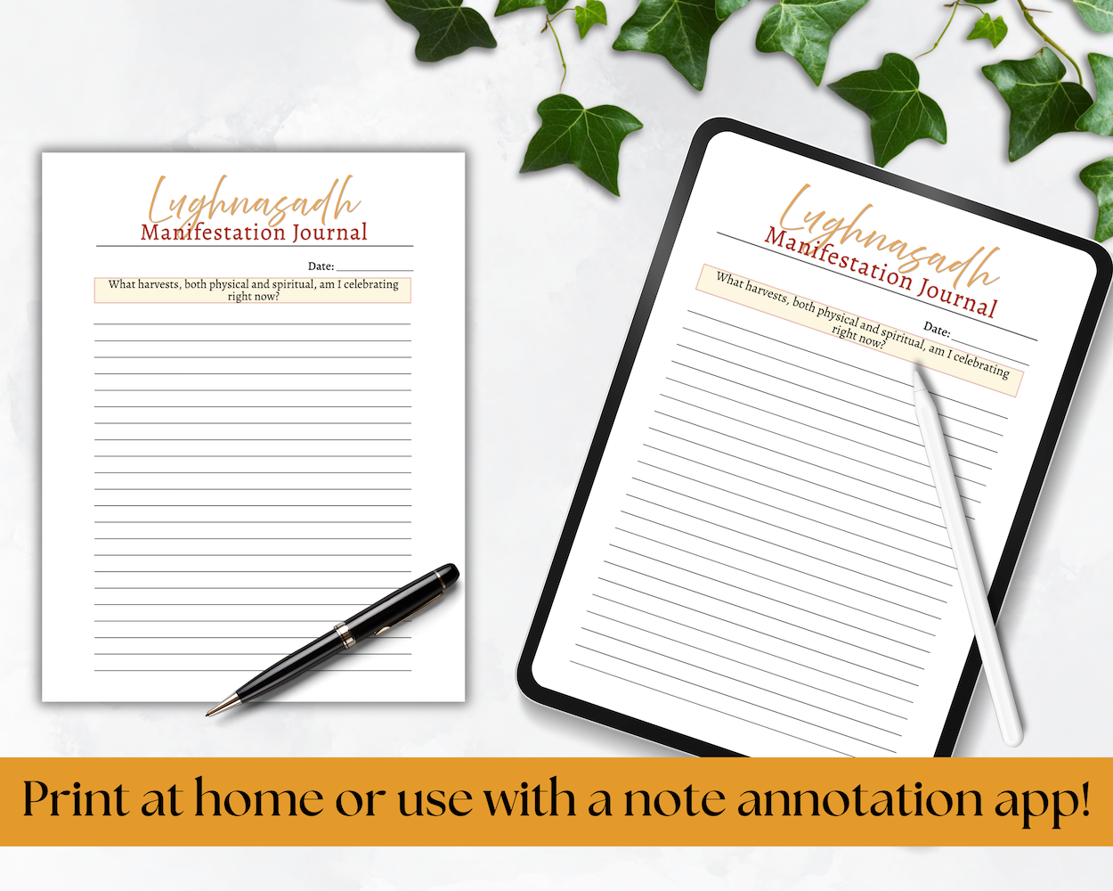 Lughnasadh Manifestation Journal Listing Image 6